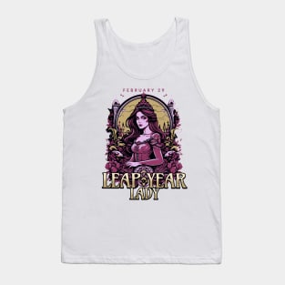 Leap Year Lady | Feb 29th Birthday Party Tank Top